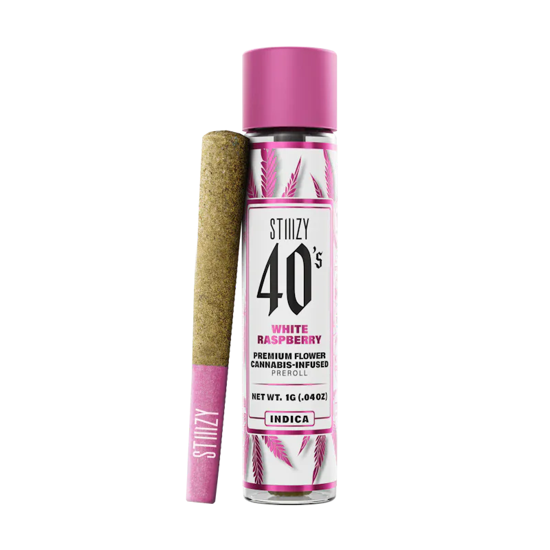 STIIIZY - WHITE RASPBERRY - 1G Preroll, Pre-Rolls