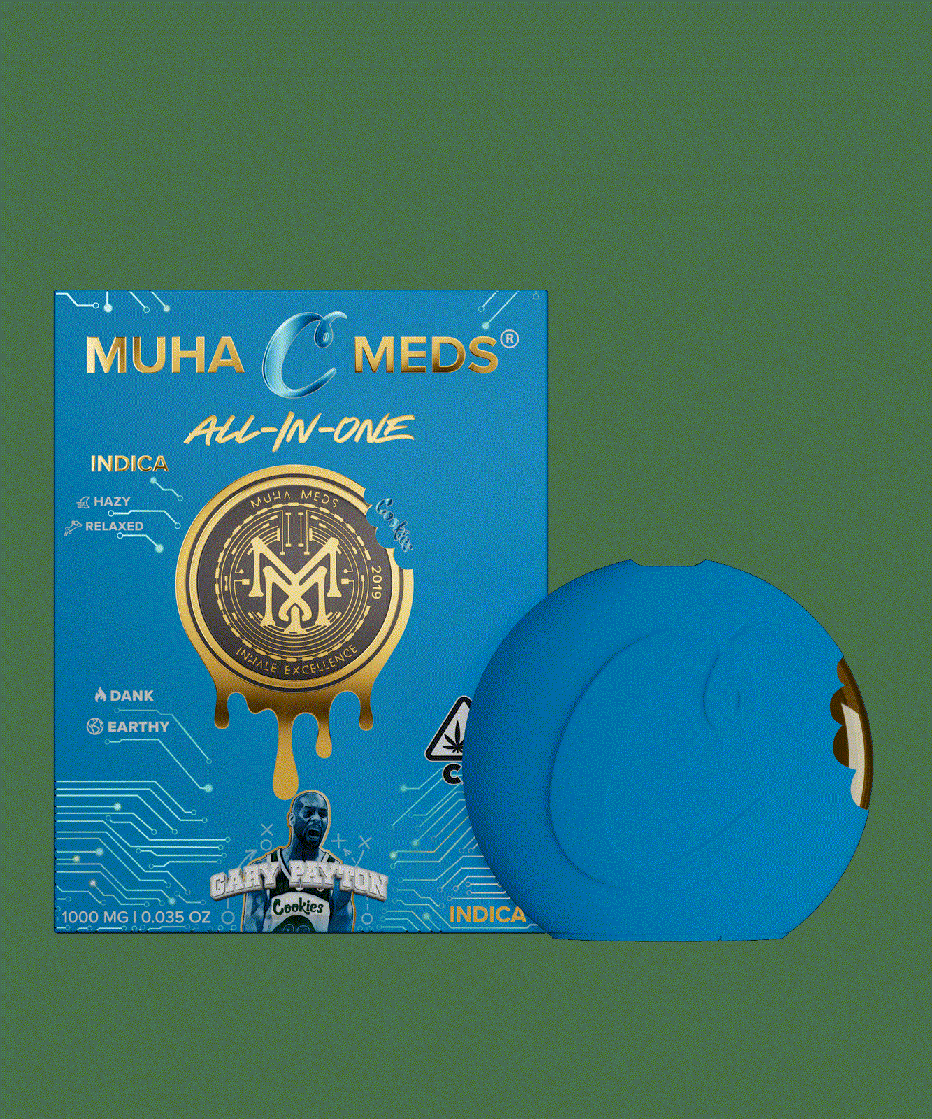 Muha Meds Gary Payton 1g, Cookies Collab (Hybrid), Disposables