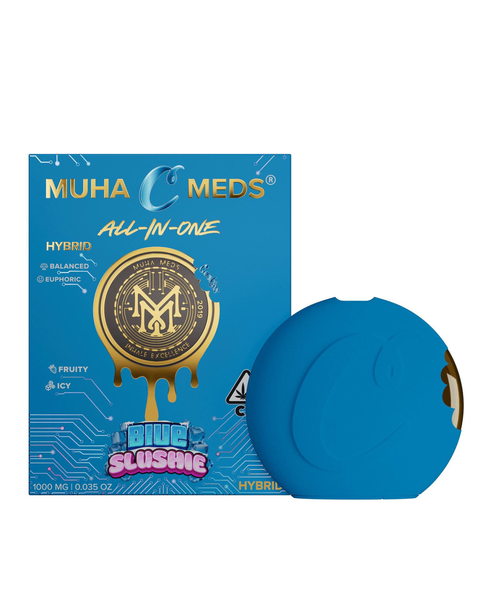 Muha Meds Blue Slushie 1g, Cookies Collab