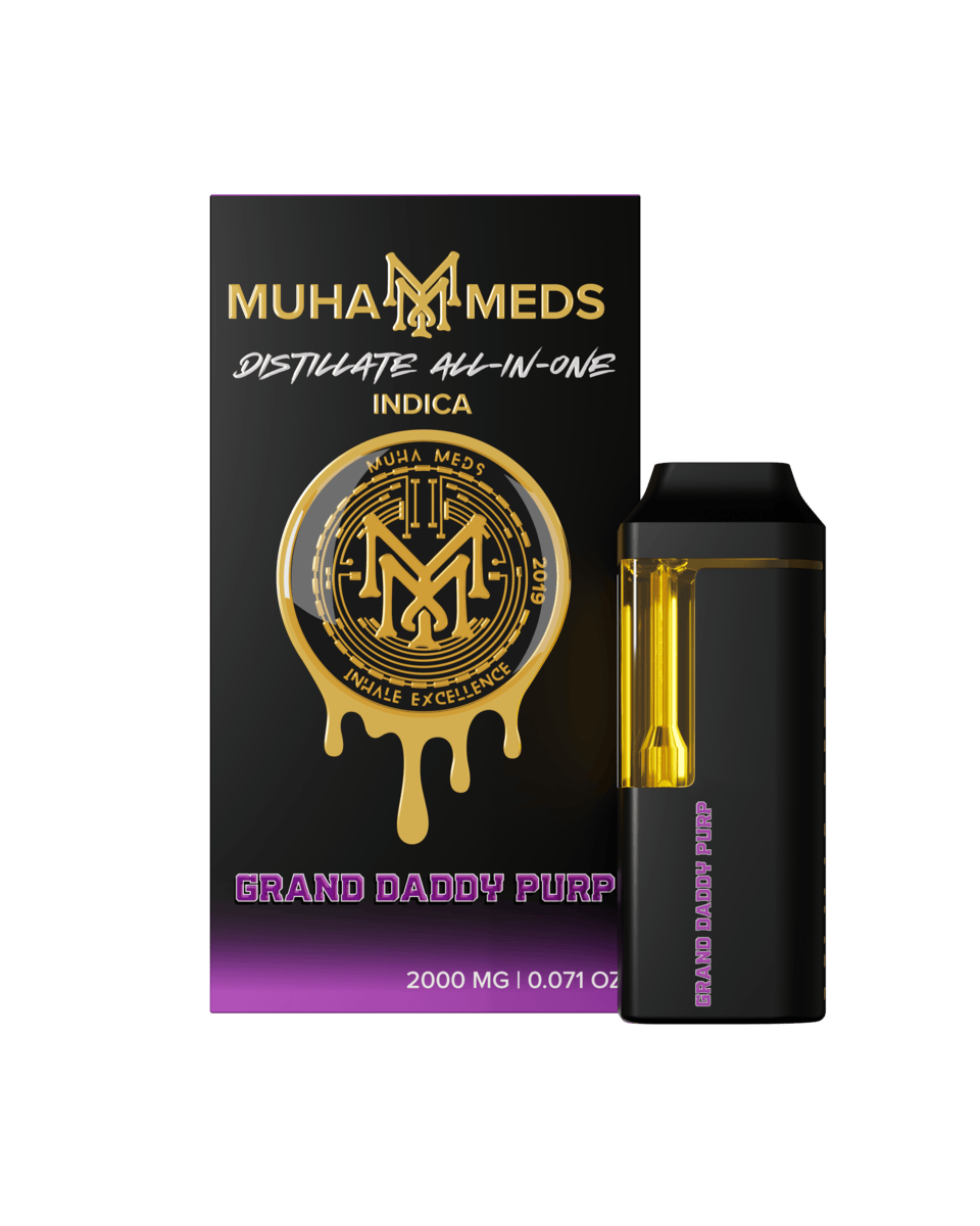 Muha Meds Grand Daddy Purp 2g (Hybrid), Disposables