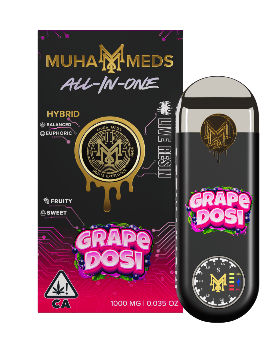 Muha Meds Grape Dosi 1g (Indica), Disposables