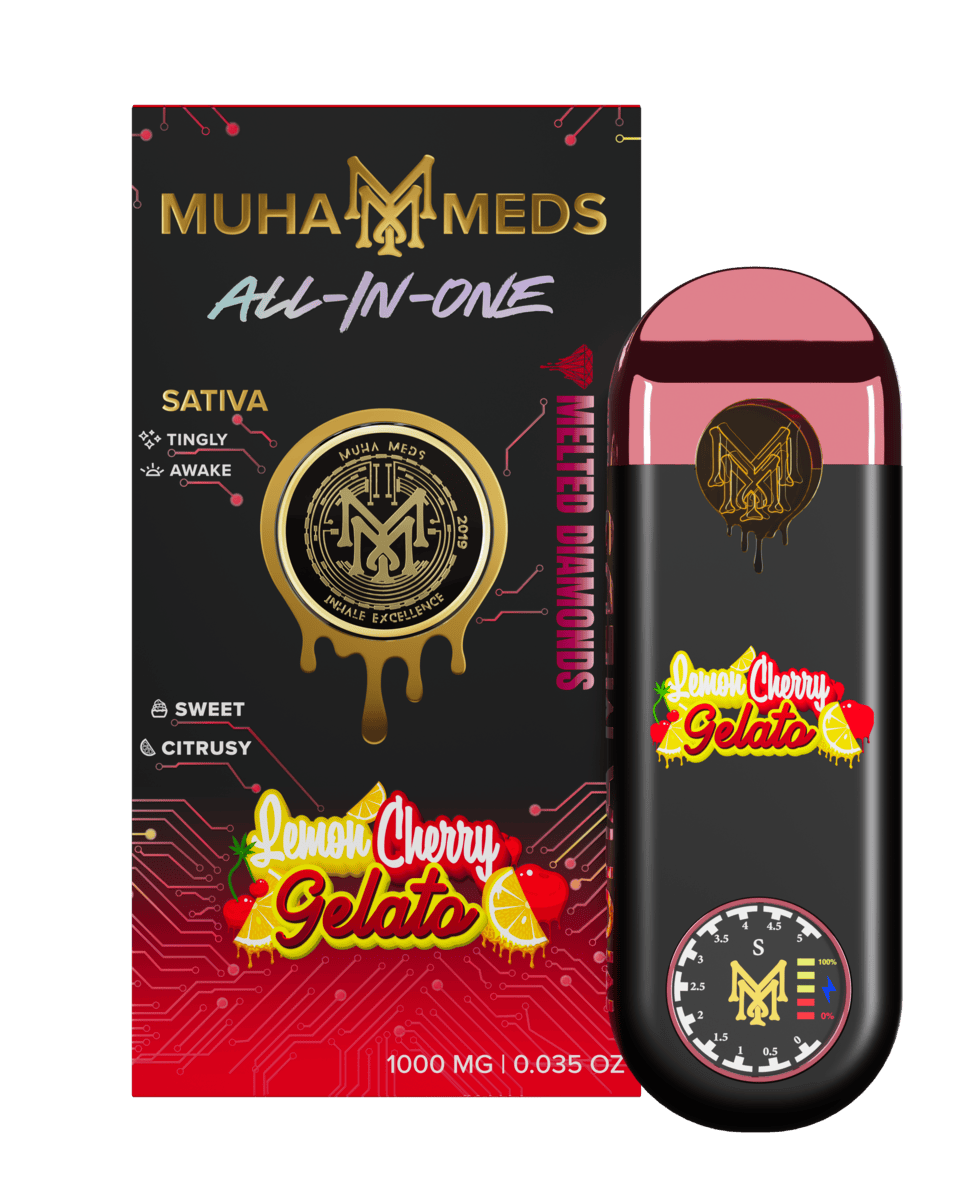 Muha Meds Lemon Cherry Gelato 1g (Sativa), Disposables