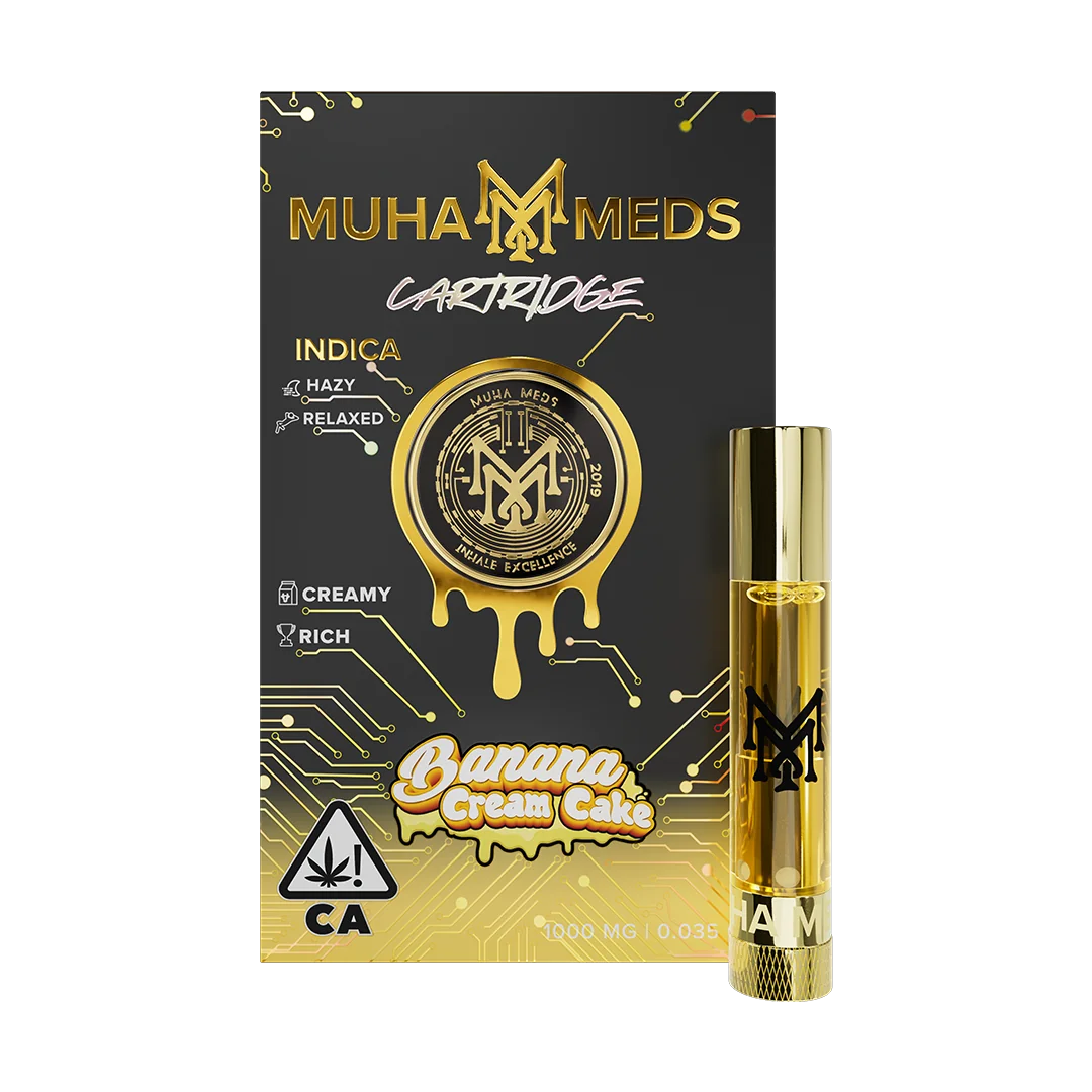 Urban Leaf Supply Banana Cream Cake (Indica), Cartridges
